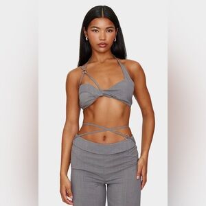 Gray Two Piece Set